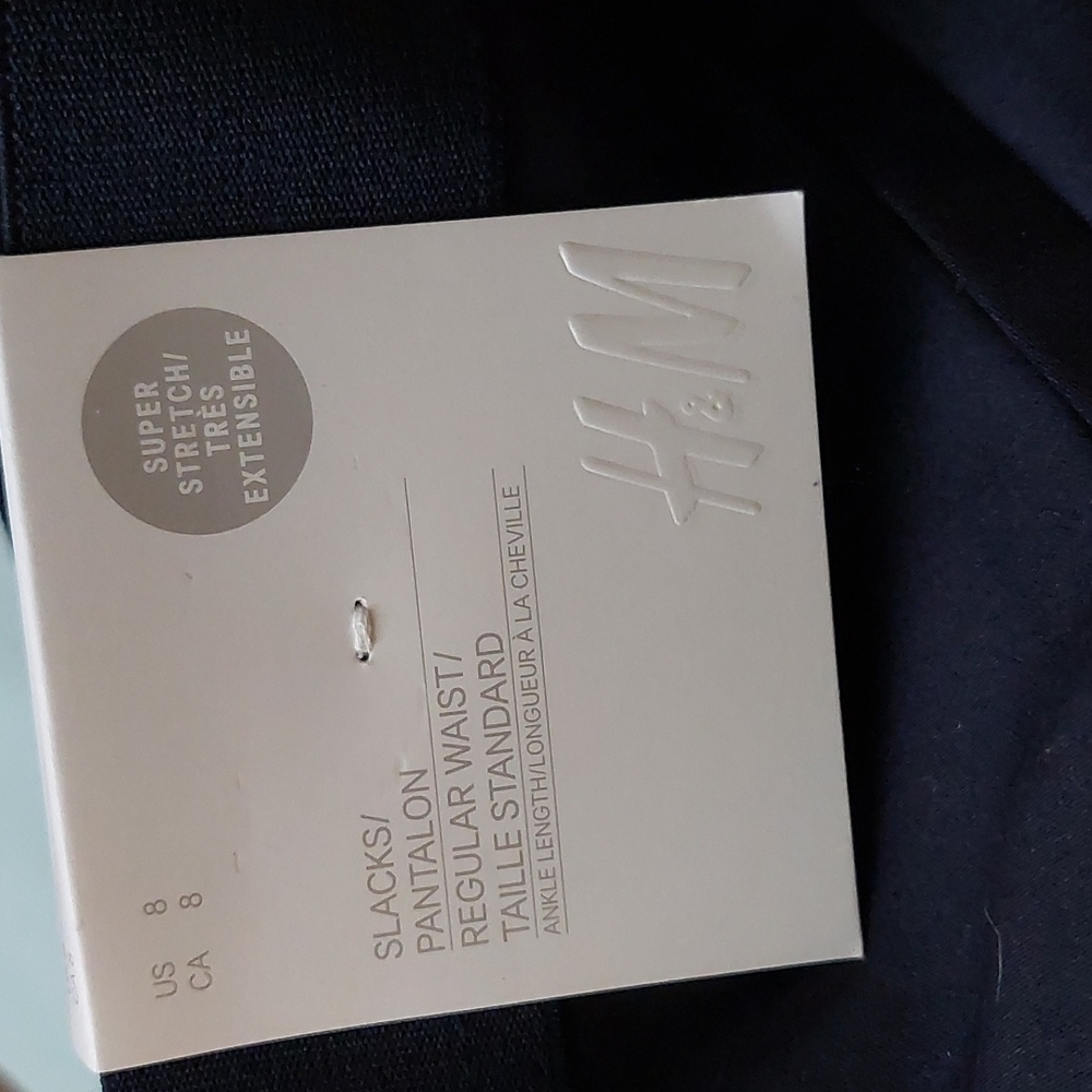 NWT H &M slacks regular waist super stretch